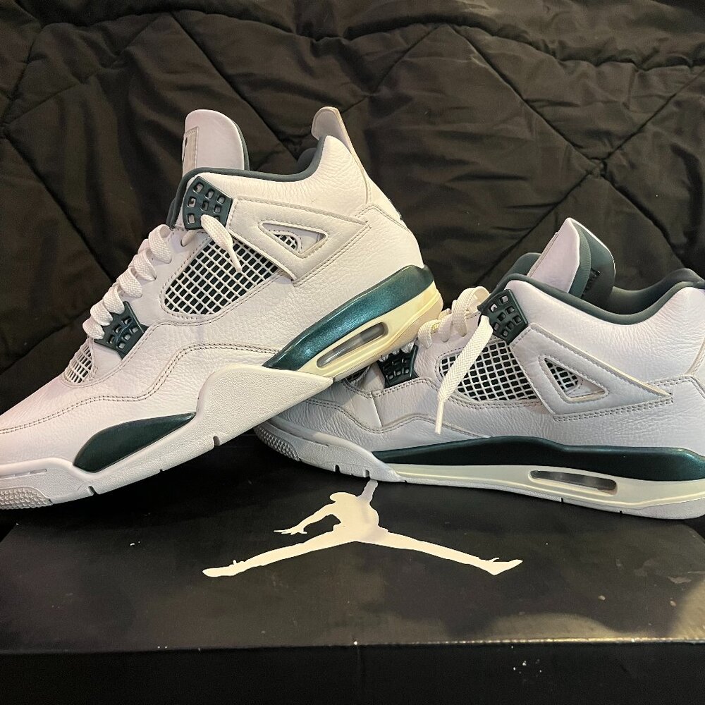 🔥👟 Air Jordan 4 “Oxidized Green” – Men’s Size 11 – Near Deadstock – No Box 🔥